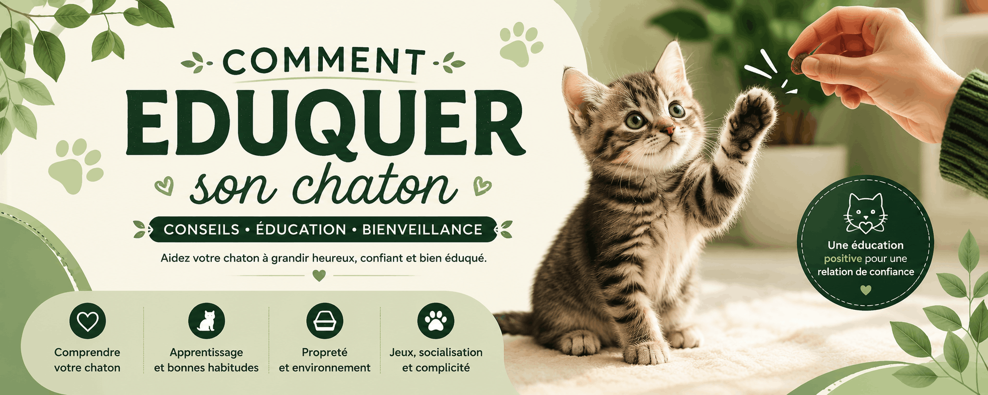 Comment éduquer un chaton